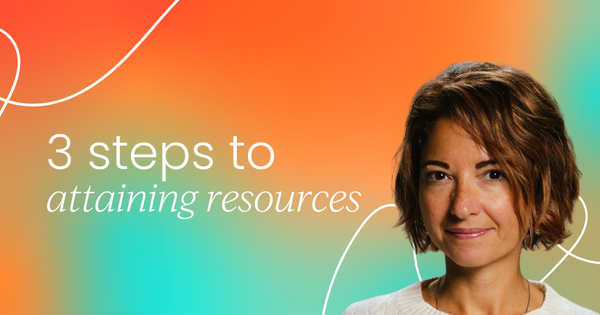 A three-step blueprint to attaining resources and driving success